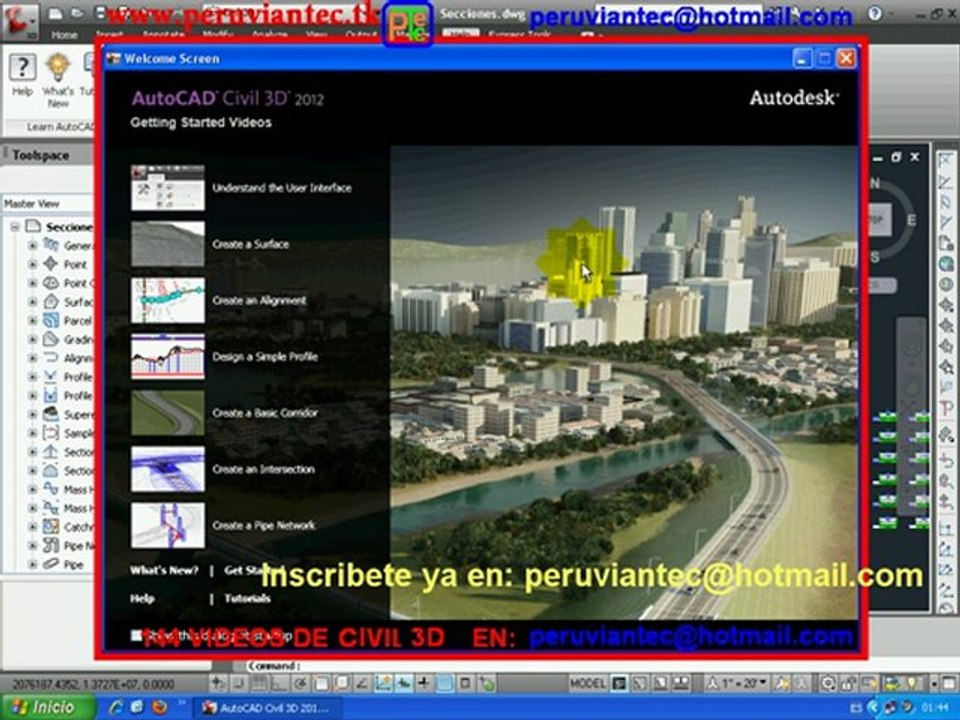 CIVIL 3D VIDEOS 2012, SECRETOS DE CIVIL 3D, MANUAL CIVIL 3D 2011, TUTORIAL CIVIL 3D, CURSO CIVIL 3D, AUTOCAD CIVIL 3D MANUAL, CURSOS AUTOCAD CIVIL 3D, MANUAL DE AUTOCAD CIVIL 3D 2010 2009 2008, CURSO AUTOCAD CIVIL 3D 2011.