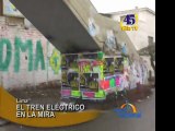 Incomodidad en vecinos de Lima Sur por acabados en obras del tren electrico