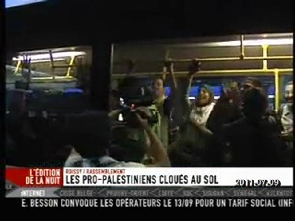 ISRAEL étend son blocus à ROISSY