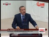 Erdoğan, Mahkûmiyet aldığı şiiri Meclis kürsüsünden okudu