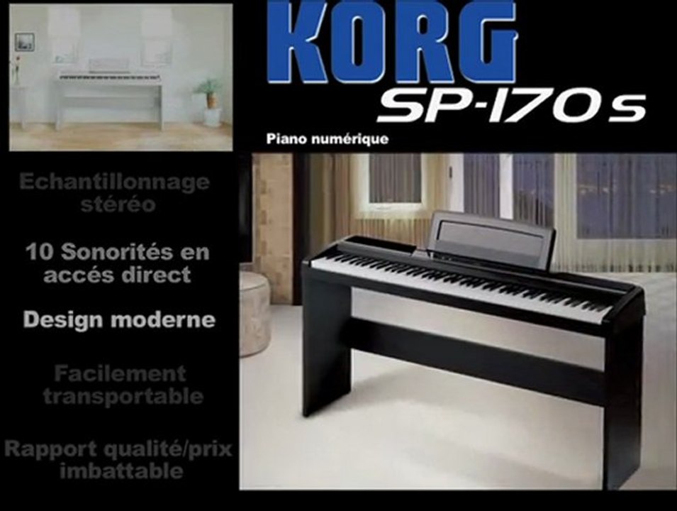 Piano Korg SP170S (La Boite Noire)