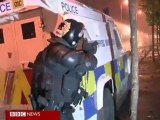 Petrol bombs thrown at police in Belfast riots