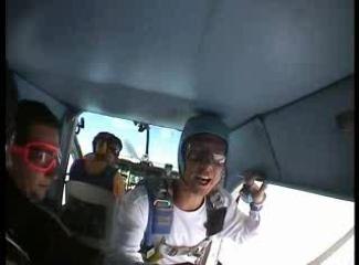 Sky diving fred