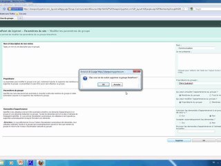 Crée et gérer des groupes sur SharePoint 2010