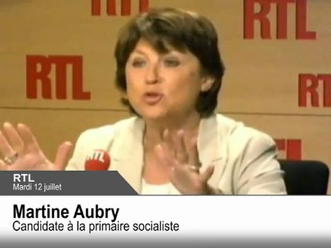 2012 : Martine Aubry portera plainte si les rumeurs persistent