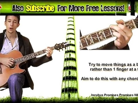 Guitar Lesson Incubus Promises Promises Chords & Lead