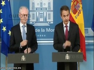 Zapatero: "Europa debe actuar firme y unida"