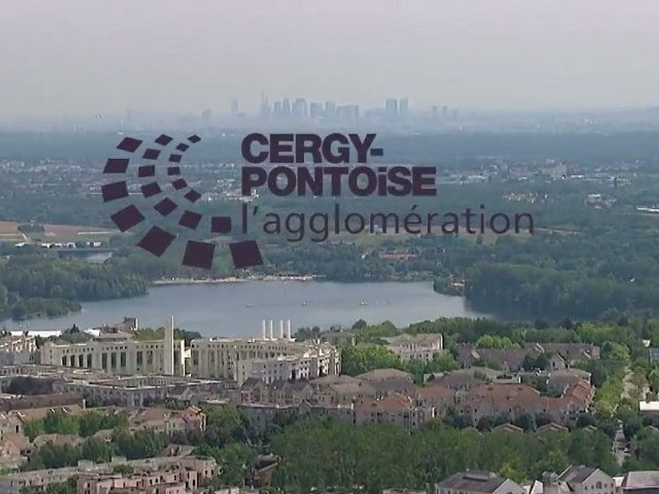 Cergy-Pontoise vue du ciel