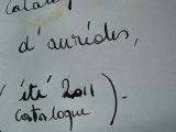 catalogue d'auréoles, été 2011