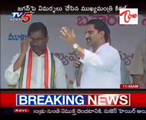 CM Kiran Kumar Reddy Speech From Prodhutur.flv
