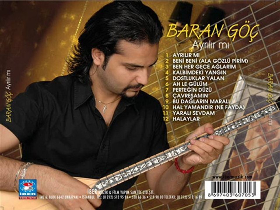 BARAN GÖÇ , PERTEK'İN DÜZÜ ,2011 YENİ - ALBÜM ÇIKTI