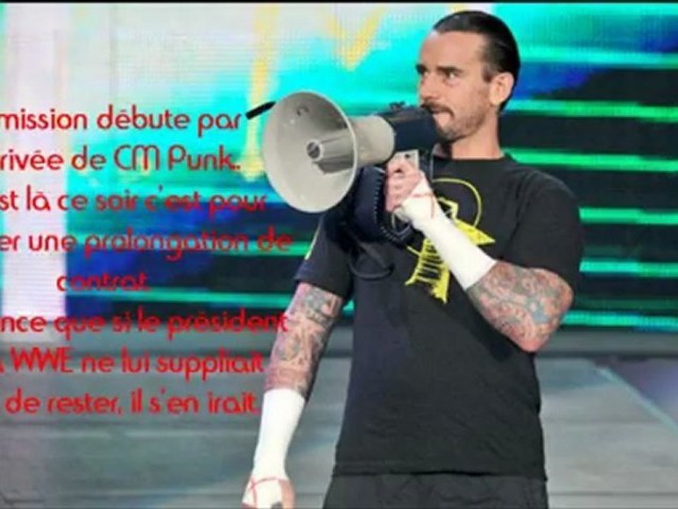 WWE Monday Night Raw : 11/07/2011