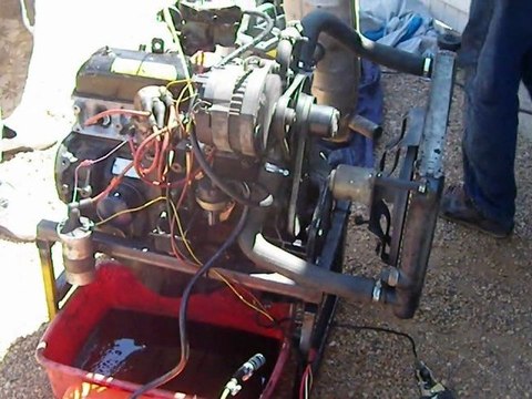 premier démarage du moteur de rechange