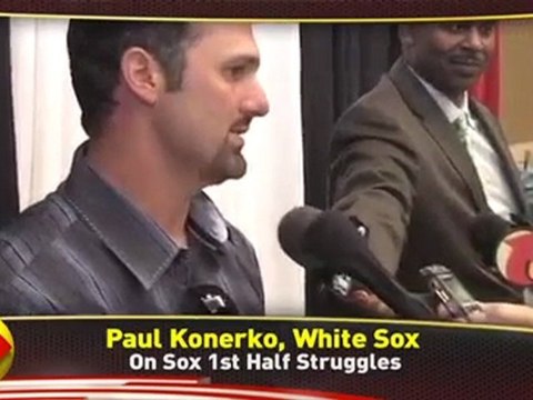 Konerko Addresses the Media