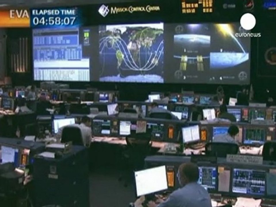 Last shuttle spacewalk