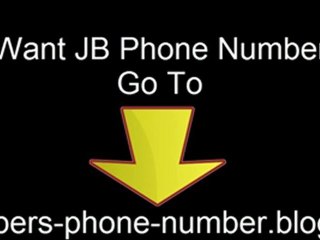 Justin biebers phone number for real with proof 2011