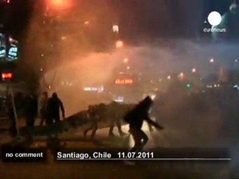 Manifestations des mineurs chiliens à Santiago - no comment