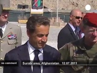 Visite de Nicolas Sarkozy en Afghanistan - no comment
