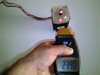Step motor devir ölçümü