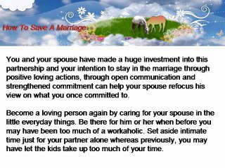 How To Save A Marriage: What To Do When Your Partner Mentions Divorce