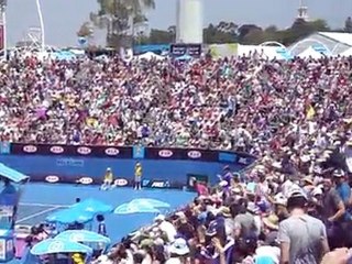 Jeu gagnant Tsonga contre Dolgopolov, Open d'Australie