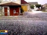 Des tempêtes de grêle vues par nos témoins BFMTV