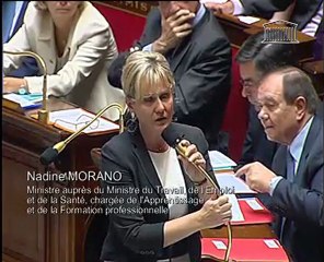 Question d'actualité du 13 juillet 2011 de Pierre Morel A l'Huissier sur l'apprentissage