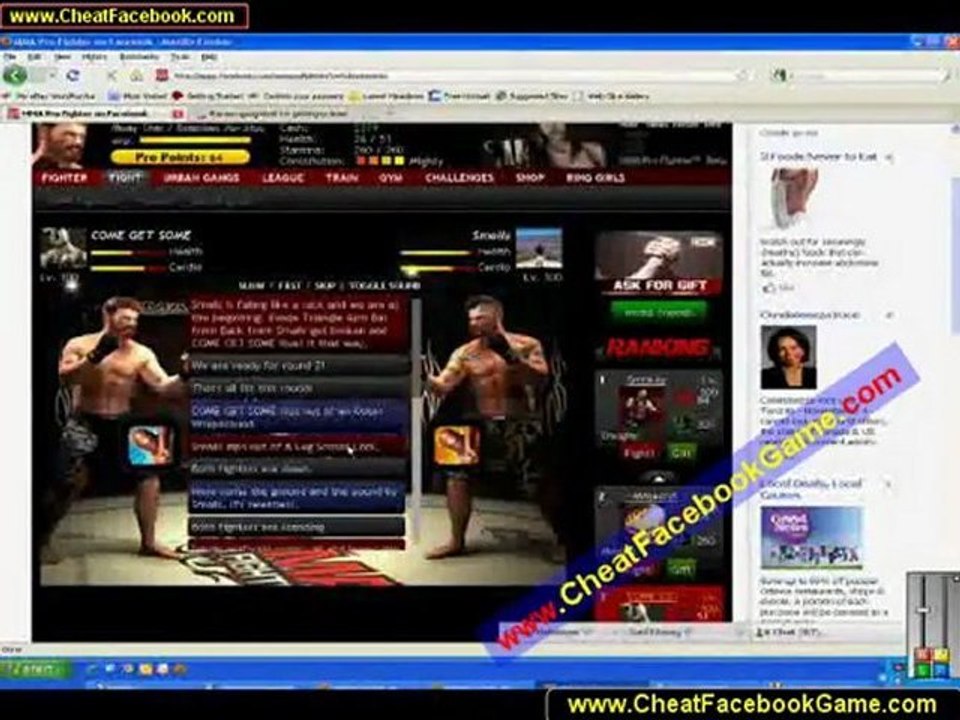 MMA PRO FIGHTER Cheat Get Unlimited PRO Points JUly 2011