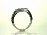 FDENR8801B   Princess Cut Diamond Matching Anniversary Band