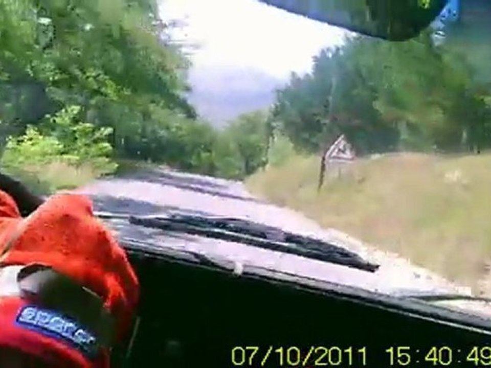 caméra embarquée montée  lucéram  2011