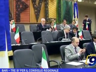 Bari | Tre sì per il Consiglio Regionale