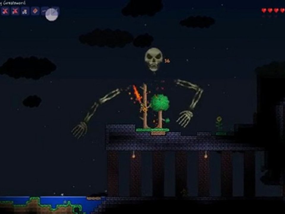 Terraria : Mizako Vs Skeletron