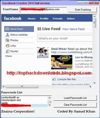 FaceBook Cracker 2011, newest tool to get any FaceBook password !