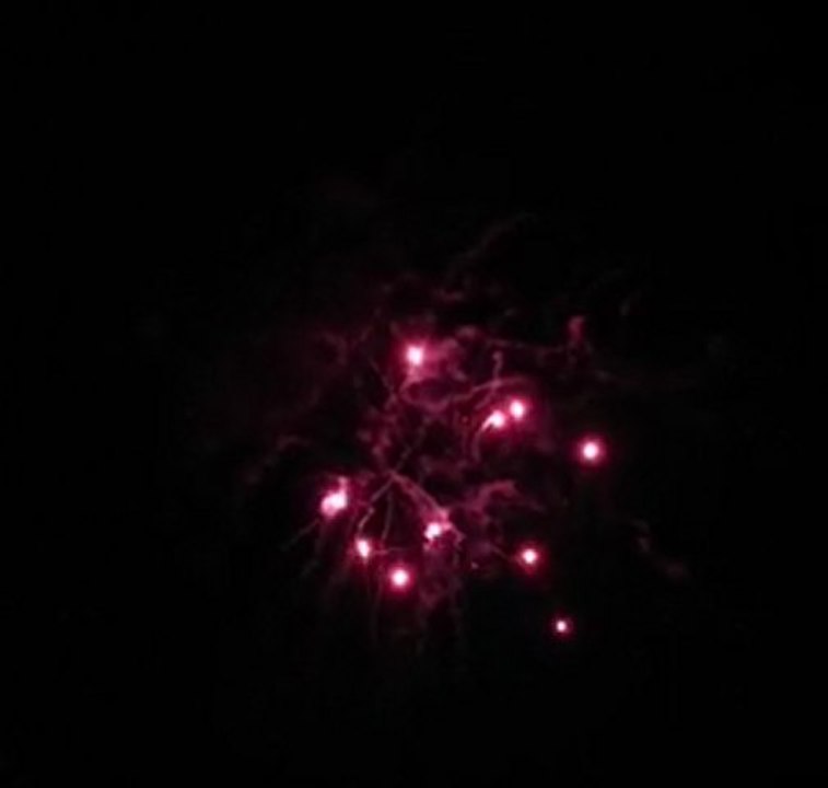 13 et 14 JUillet 2011, Feux d'artifice à Etretat