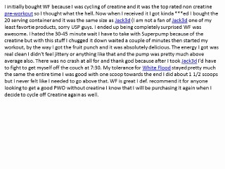 Controlled Labs White Flood Reviews