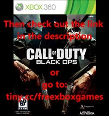 FREE Call of Duty Black Ops game for Xbox 360 (CLICK HERE)!