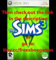 FREE The Sims 3 game for Xbox 360 (CLICK HERE)!