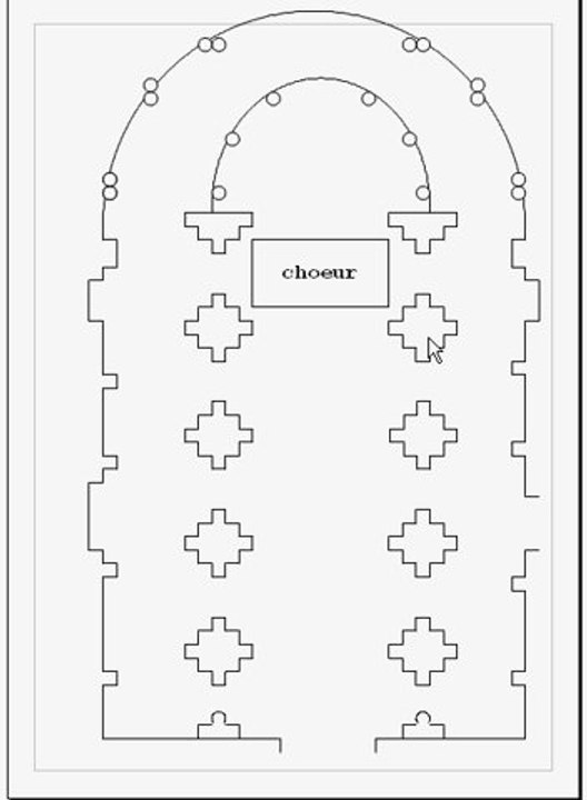 plan église de Bois-Sainte-Marie