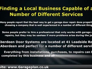 Garage Door Repairs in Aberdeen