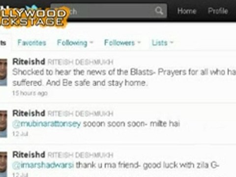Bollywood TWEETS on Mumbai Blasts!
