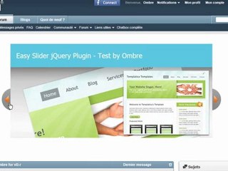 Easy slider jquery plugin 1.7 sur vbulletin