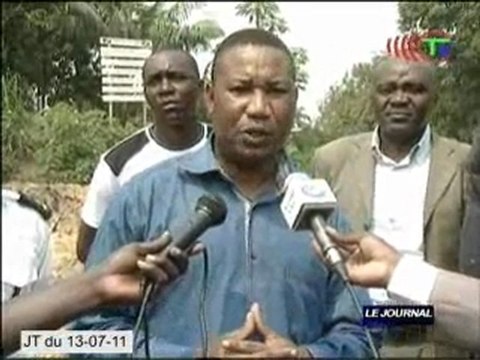 Niveau d'exécution des chantiers publics à Ouenzé