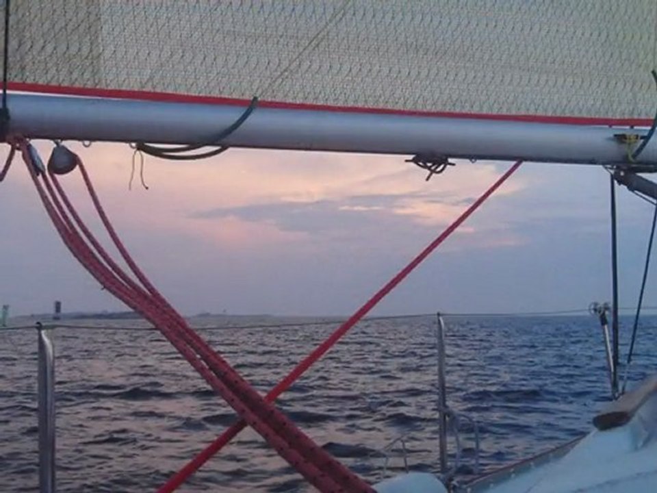 Midnight sun sailing