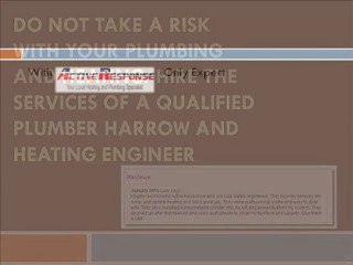PLUMBER HARROW - THE LEADING PLUMBERS IN HARROW