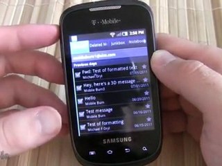 Samsung Dart (T-Mobile) hardware and software video tour