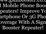 UK mobile phone signal booster; improve 3G phone coverage