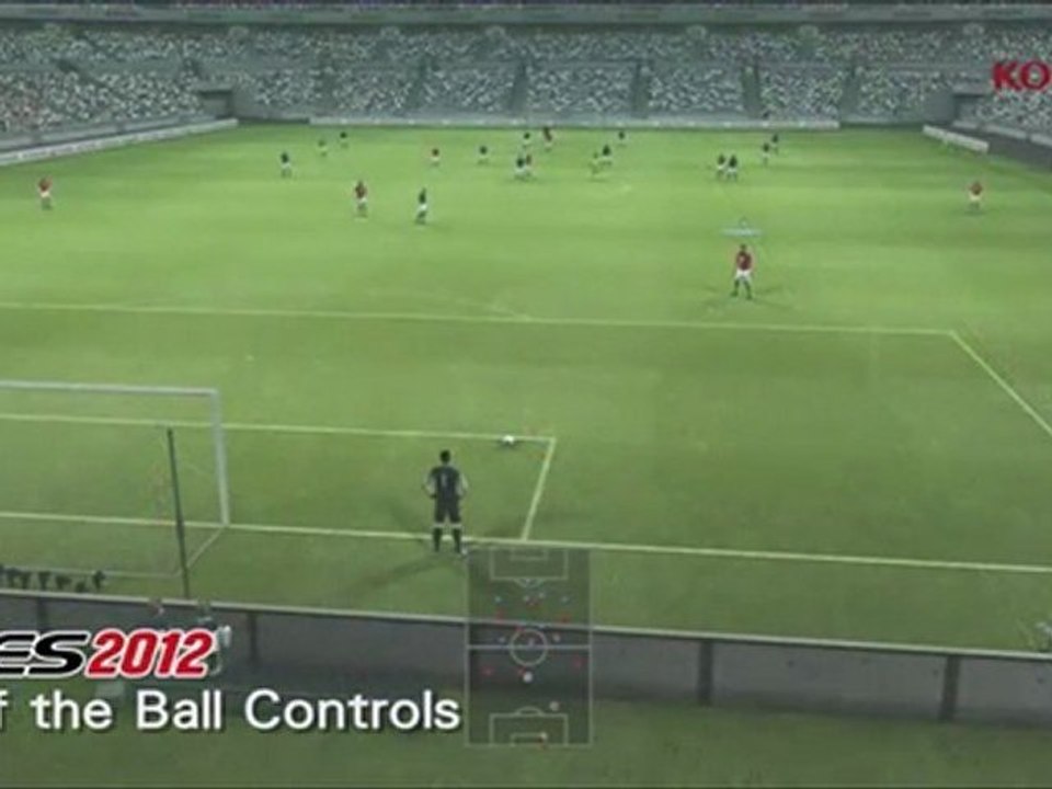 PES 2012 Gameplay Video 06 - Off the Ball Controls JeuxCapt.com