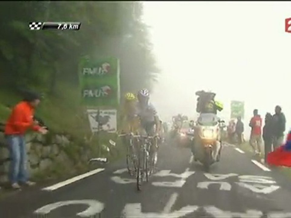 Contador - Schleck Tourmalet (1) TDF 2010