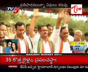 Work on the long-pending Railway project has come to a standstill @ Nalgonda dist