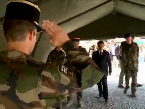 Visite du Président de la République en Afghanistan le 12 juillet 2011